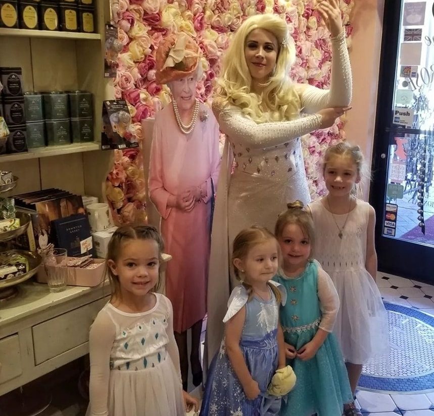 Tea Party With Elsa at the English Rose Tea Room