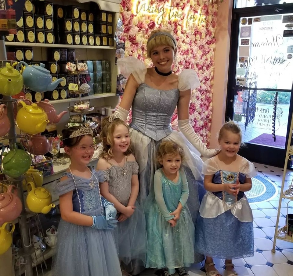 Tea Party with Cinderella at the English Rose Tea Room
