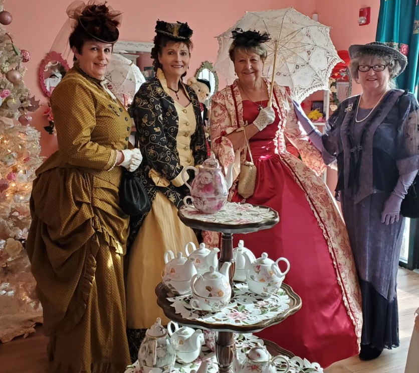 Victorian tea outlet dress costume